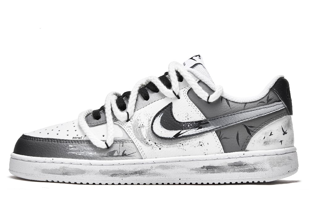 Nike Court Vision 1 Skateboard Shoes Men Low-Top White