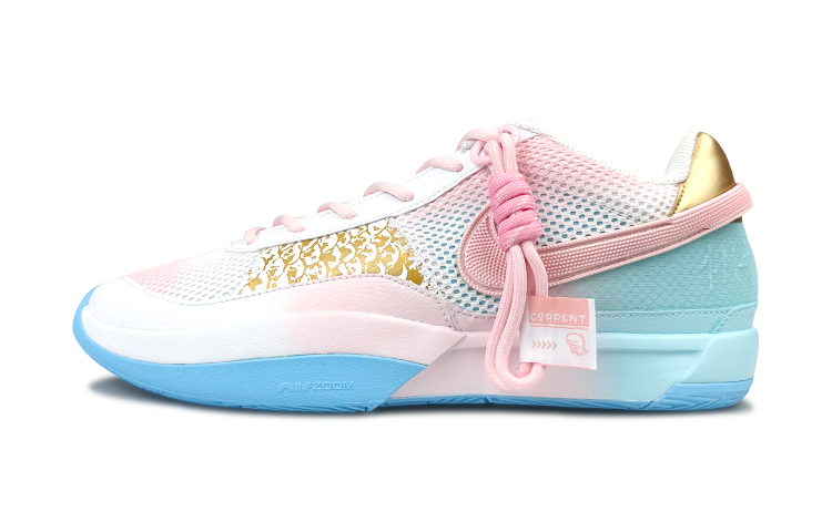 Nike Ja 1 Basketball Shoes Unisex Low-Top White/Pink