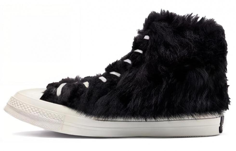 Converse Ambush X Chuck 70 High 'Fuzzy Black Egret'