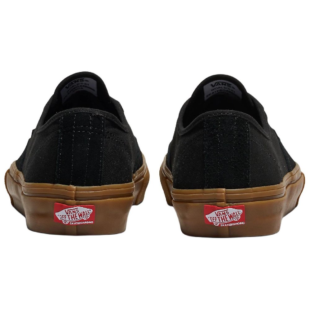 Vans Skate Authentic Anti Slip Wear Resistant Low Top Skateboard Shoes Unisex Black