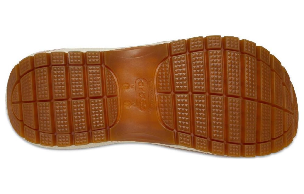 Crocs Mega Crush Retro Floral Sandals 'Vanilla Cork'