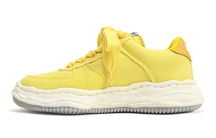 MIHARA YASUHIRO Maison MIHARA YASUHIRO Wayne OG Sole Washed Canvas Low Yellow