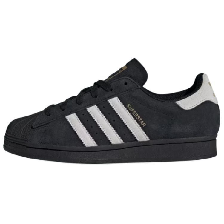 Adidas Superstar Core Black Matter Gold Women's