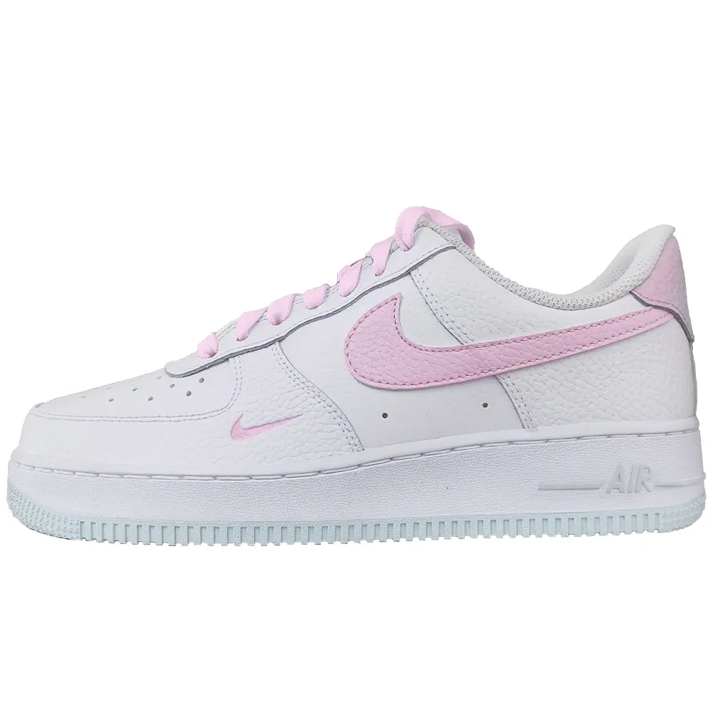 Nike Air Force 1 Low Top Skateboard Shoes Women's White Pink