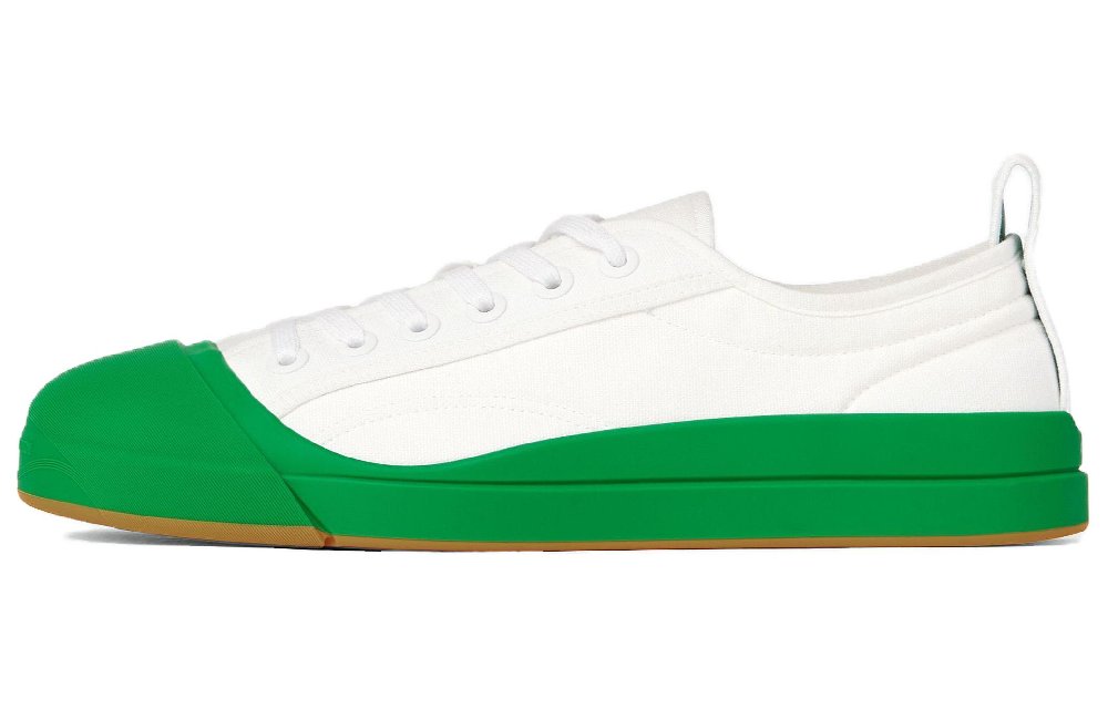 Bottega Veneta Vulcan Low Top Stylish Skateboarding Shoes Men's White