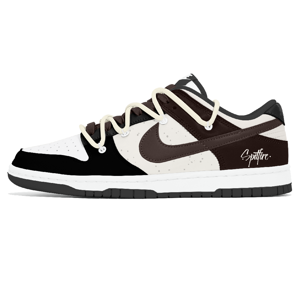 Nike Dunk Dust Collection Abrasion Resistant Low Top Skateboard Shoes Men's Black Brown