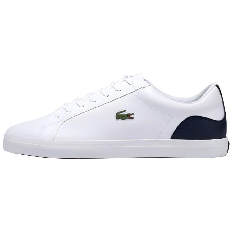 LACOSTE Low-Top Skateboard Shoes Men's White