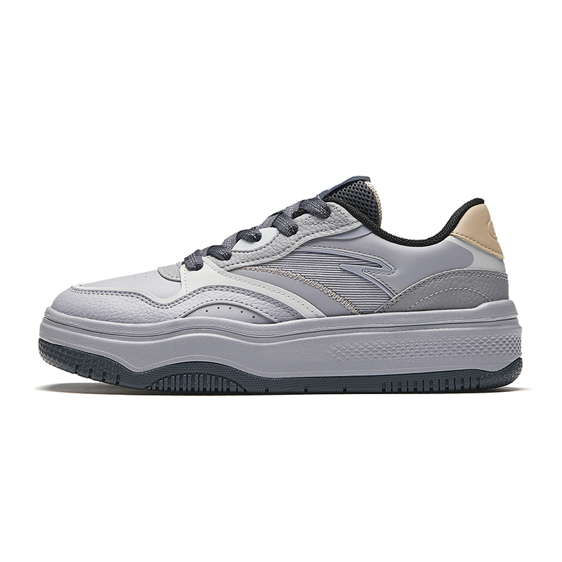 Anta Street Naughty Anti Slip Wear Resistant Low Top Skateboard Shoes Women's Gray