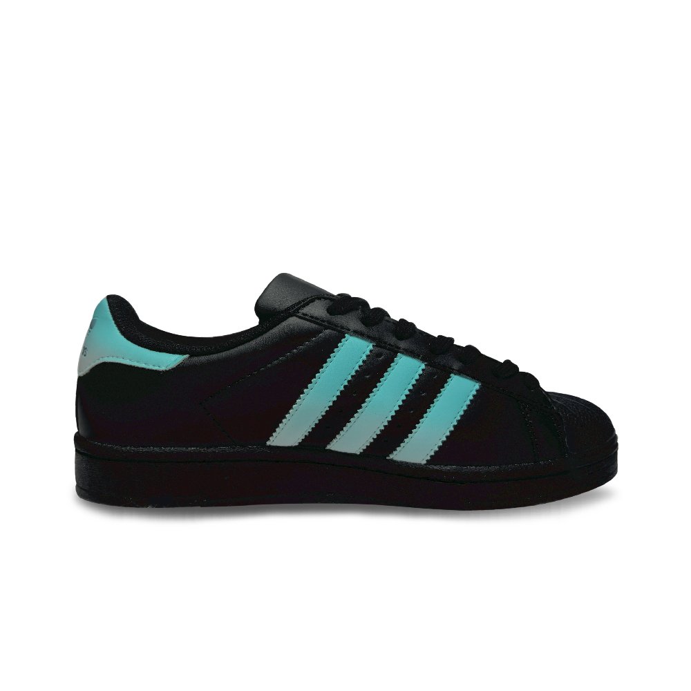 Adidas Originals SUPERSTAR Low-Top Skateboard Shoes Unisex Black Green