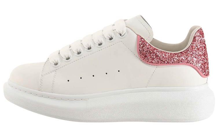 Alexander McQueen Oversized Sneaker 'Beige Pink Glitter' Women's