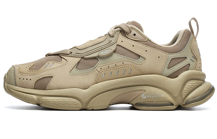 FILA FUSION Rjv D Anti Slip Wear Resistant Low Top Casual Shoes Men's Sandy Gray