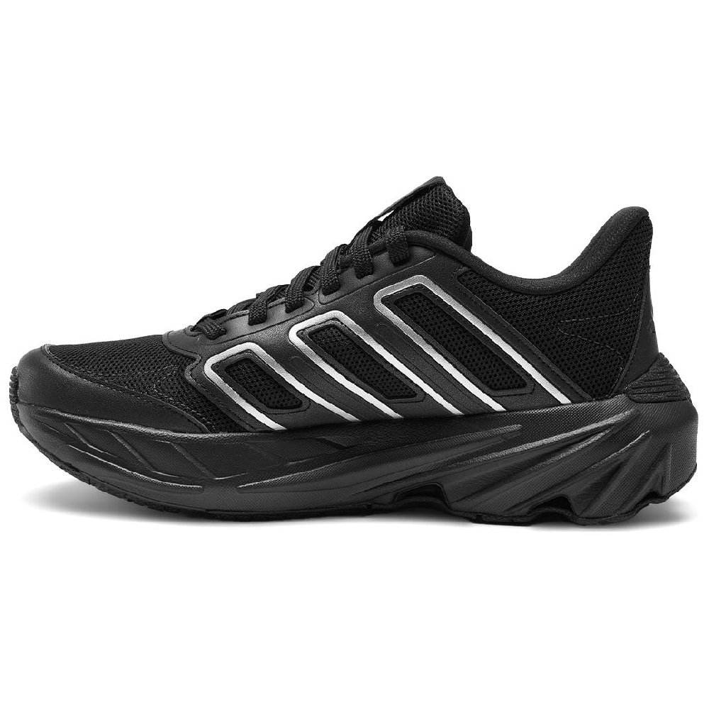 Adidas Cushioning, Wear Resistant Low Top Casual Shoes Unisex Black
