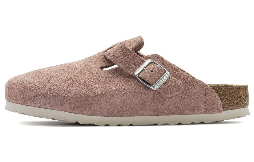 Birkenstock Boston Soft Footbed Suede 'Pink Clay' Women's