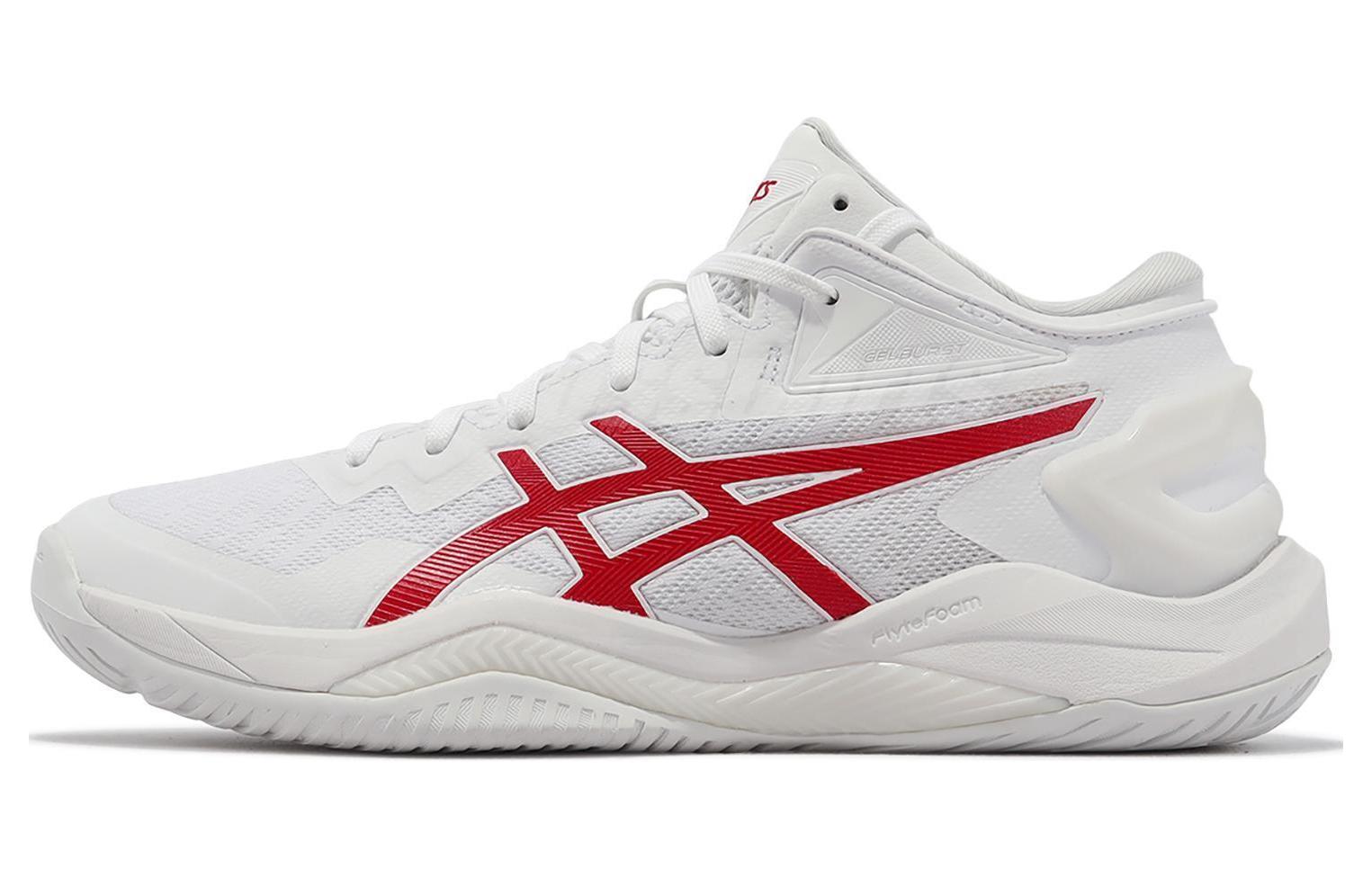 Asics Gel Burst 27 White Classic Red
