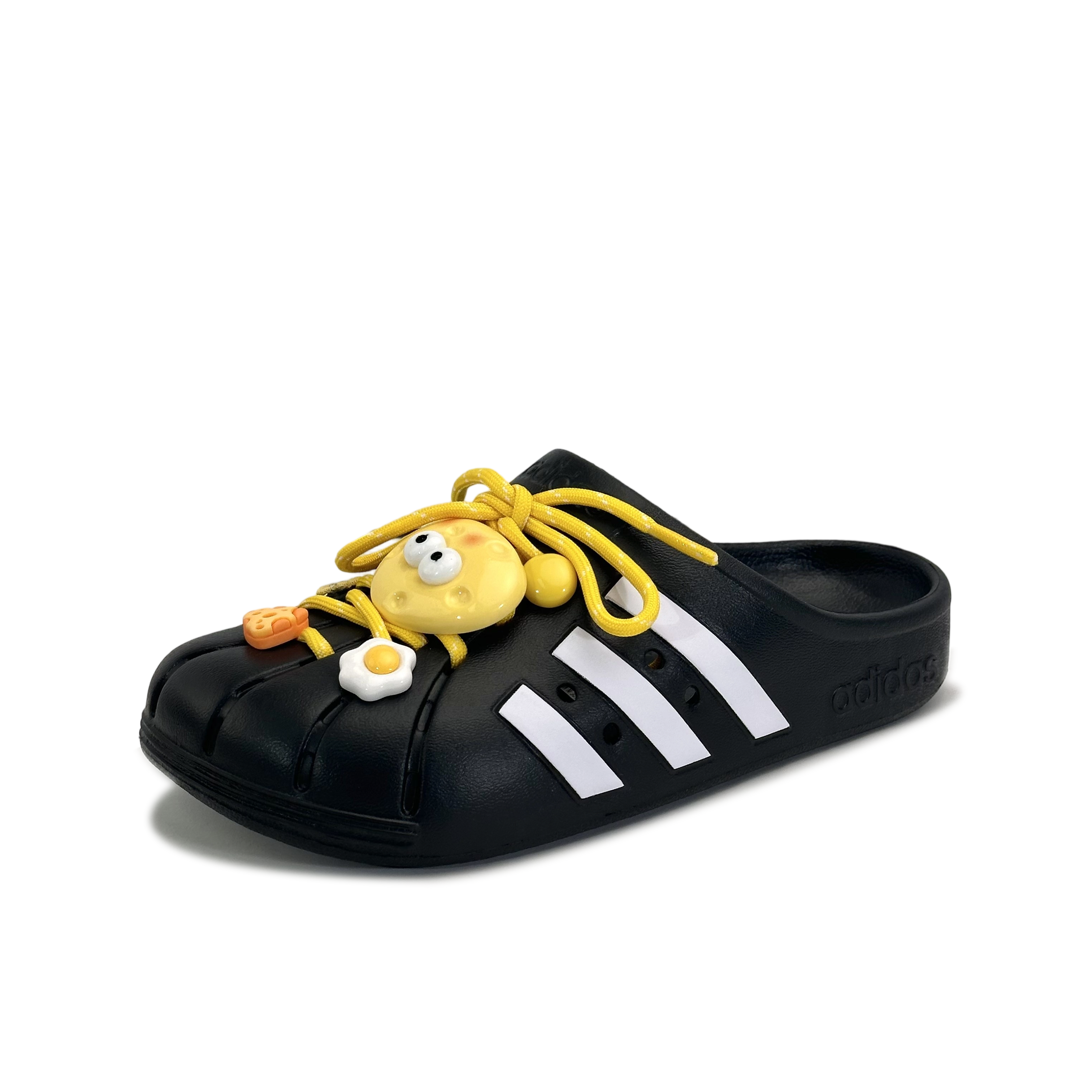 Adidas ADILETTE CLOGS Abrasion Resistant Closed Toe Slippers Unisex Black