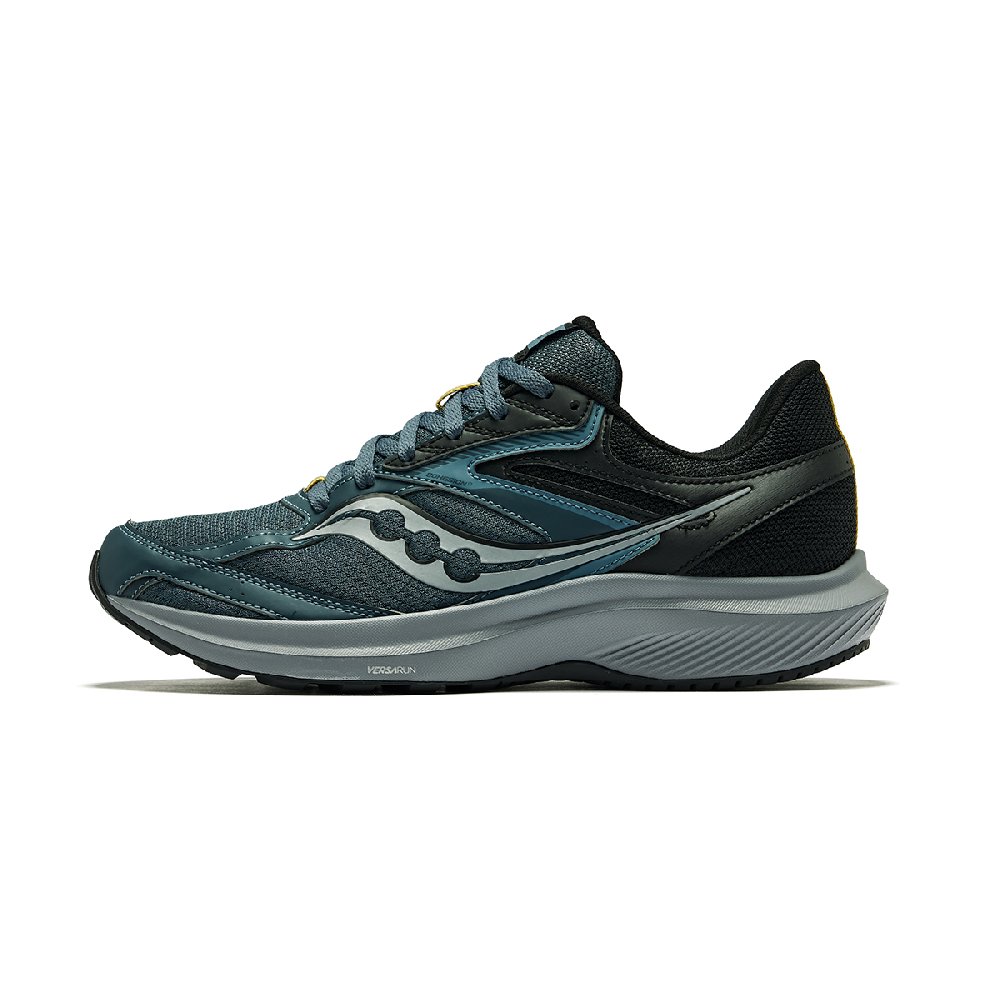 Saucony Slip-Resistant Low-Top Running Shoes Men's Dark Blue Black