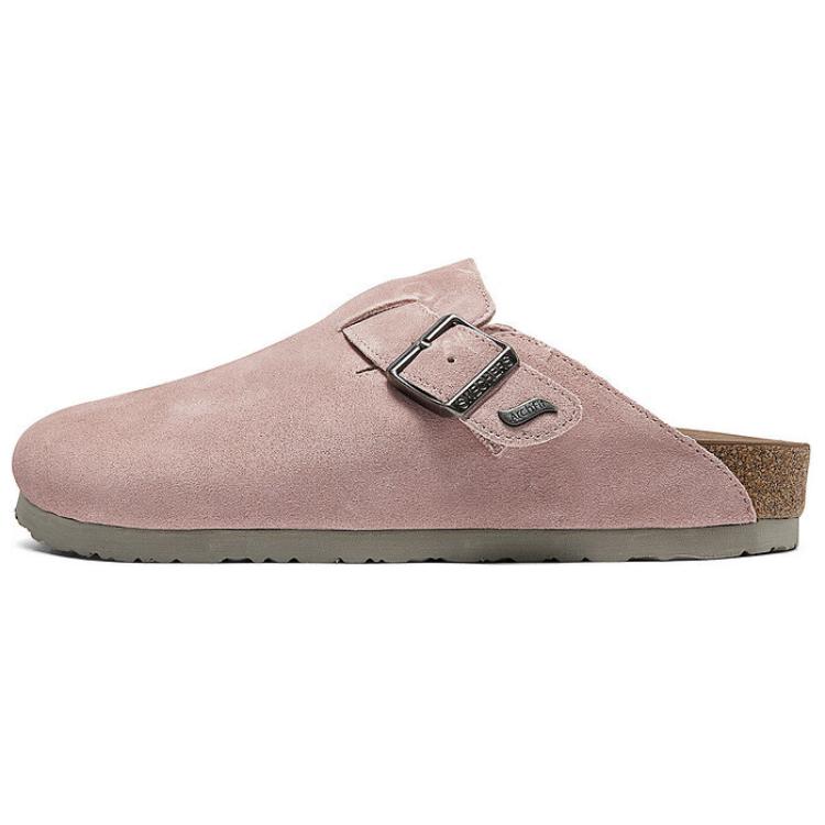 Skechers Arch Fit Slip Resistant Closed Toe Slippers Women's Pink
