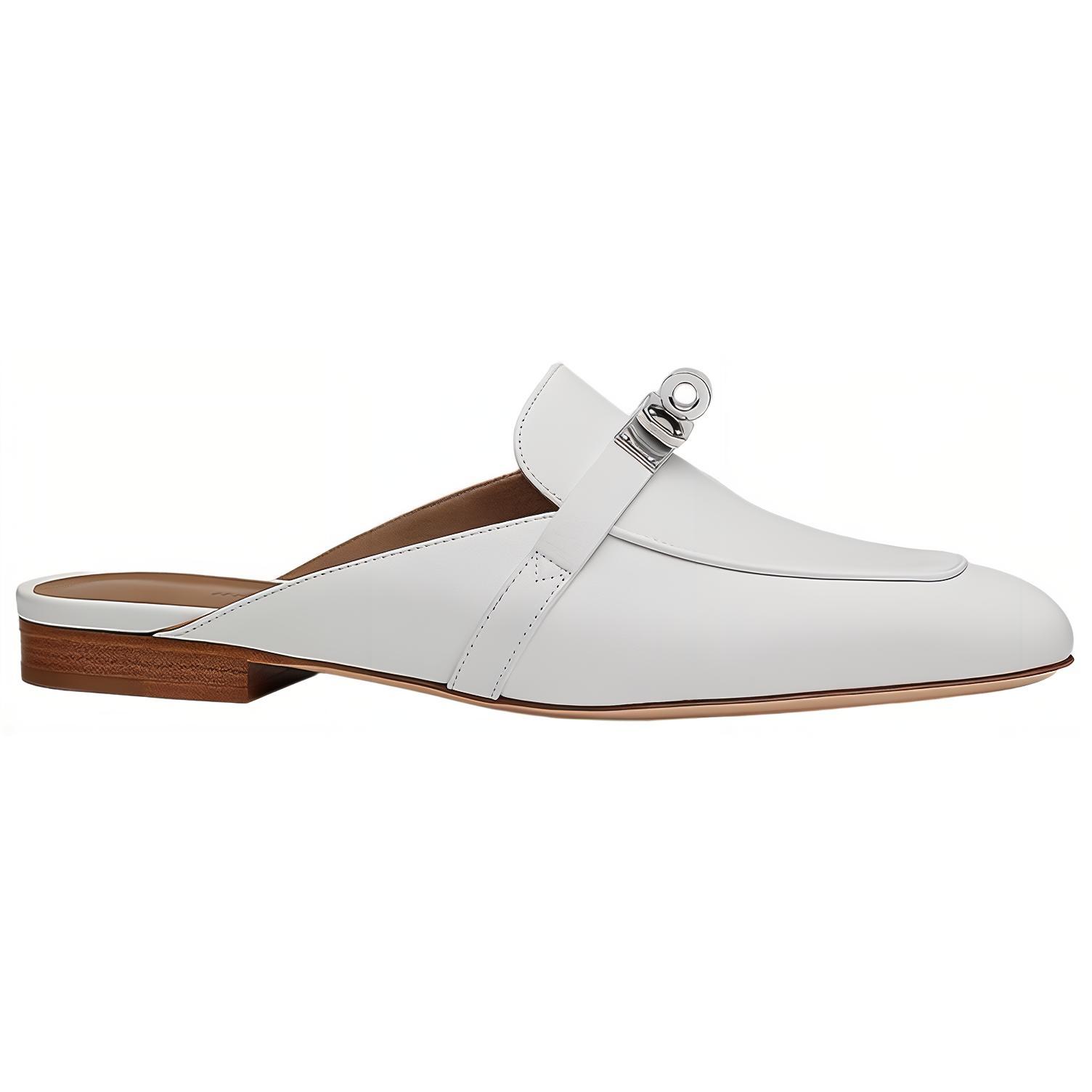 HERMES Casual Single Shoes Women's White купить в интернет-магазине Yoocart с быстрой доставкой по России.