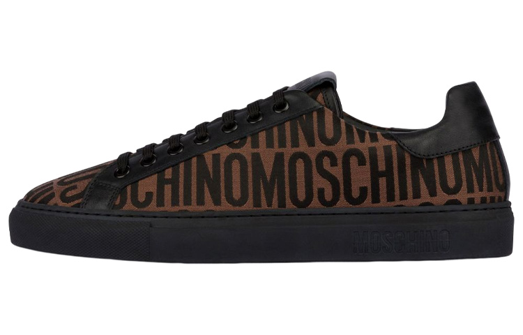 MOSCHINO Logo-jacquard Canvas Sneakers