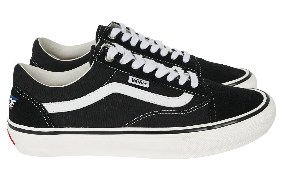 Old Skool Palace x Skate Vans 'Black White'