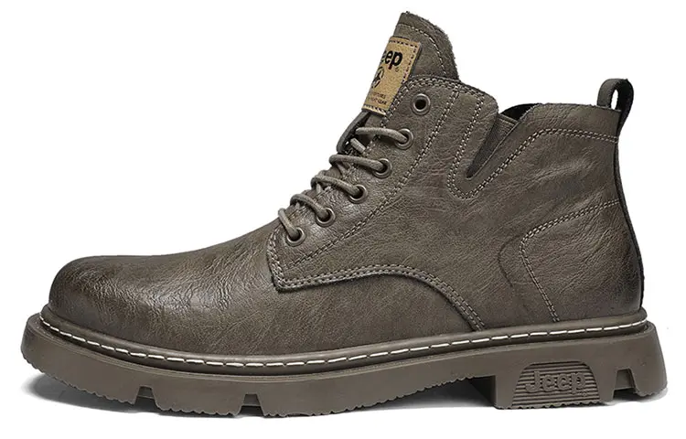Jeep Short Martin Boot Men's Khaki