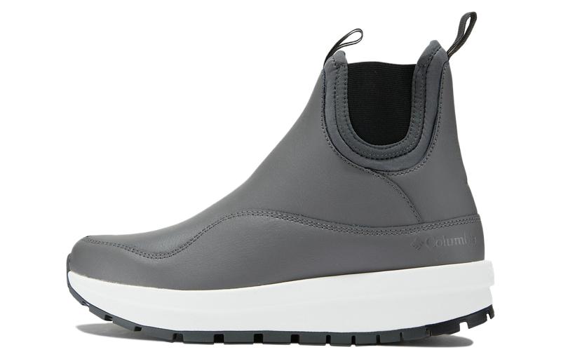 Columbia Abrasion Resistant Thermal High Top Casual Shoes Women's Gray