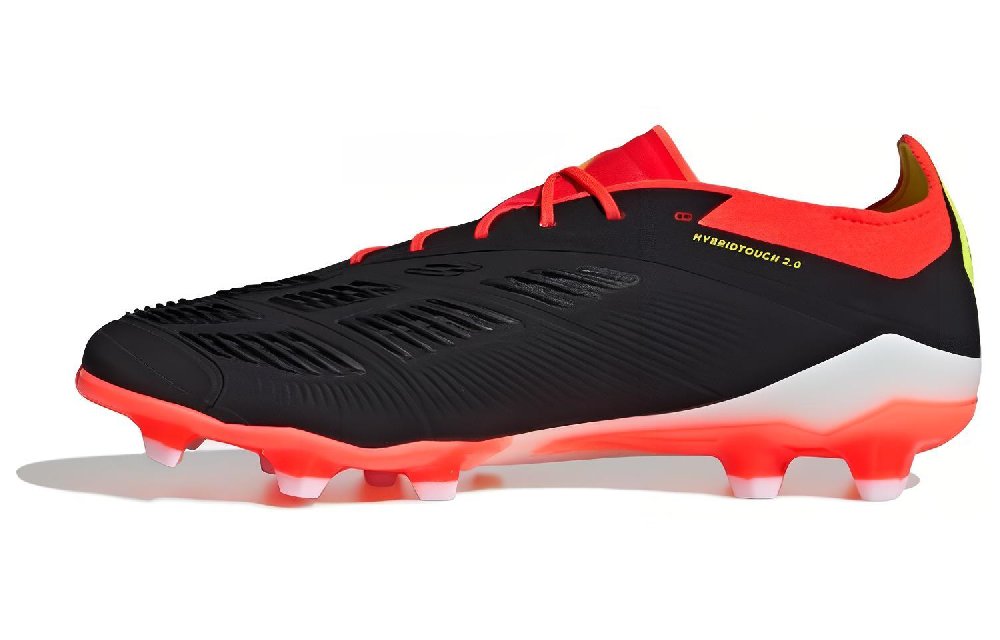 Adidas PREDATOR ELITE AG Short Rubber Studs HG Short Rubber Studs Soccer Shoes Unisex Black White Red