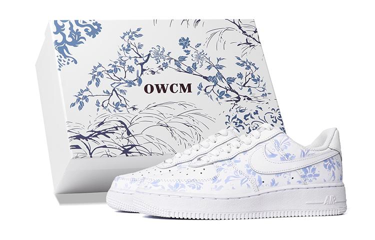 Nike Air Force 1 Low Top Skateboard Shoes Men's Pure White