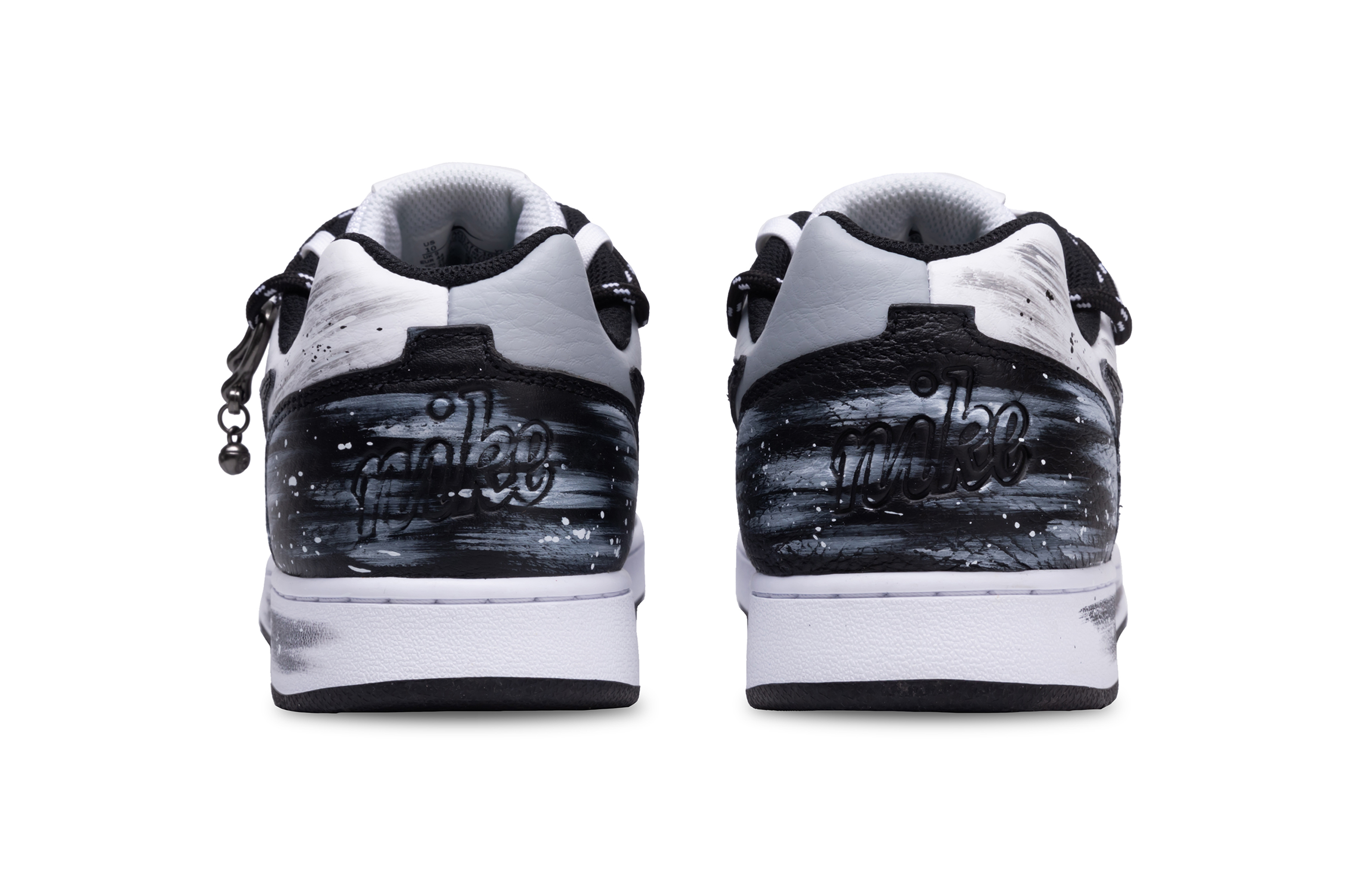 Nike EBERNON Dark Moon Symphony Slip Resistant Low Top Skateboard Shoes Men's Black White купить в интернет-магазине Yoocart с быстрой доставкой по России.