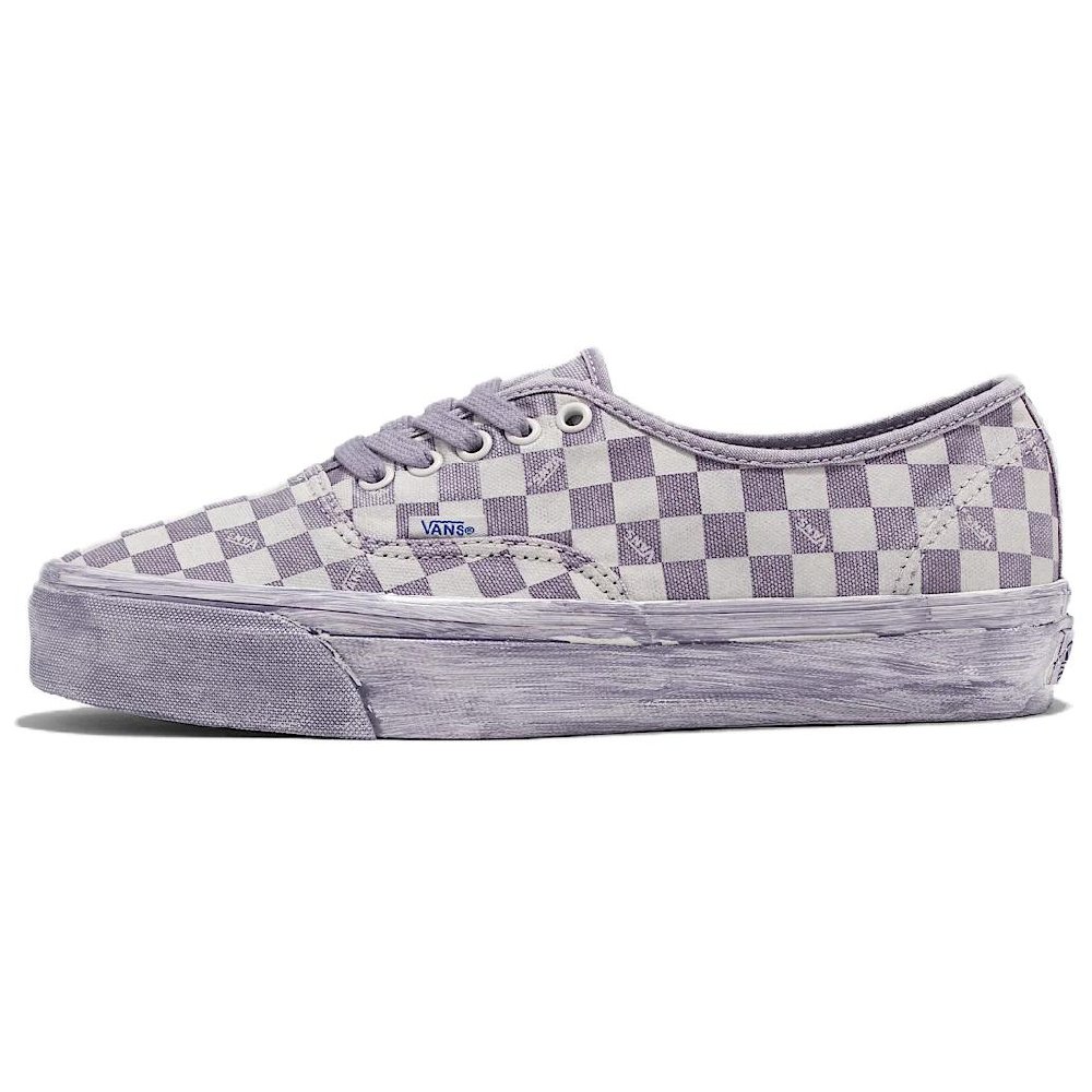 Vans Anti-Slip Wear-Resistant Low-Top Skateboard Shoes Unisex Purple Gray