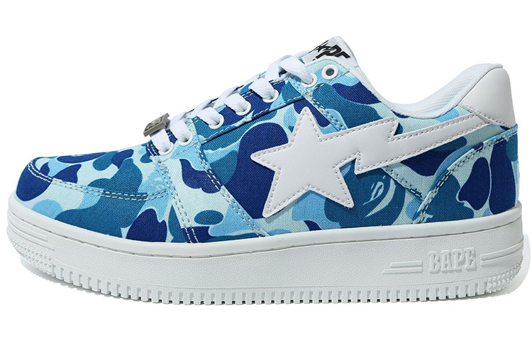 BAPE A BATHING APE Bape Sta Low ABC Camo 20th Anniversary Blue