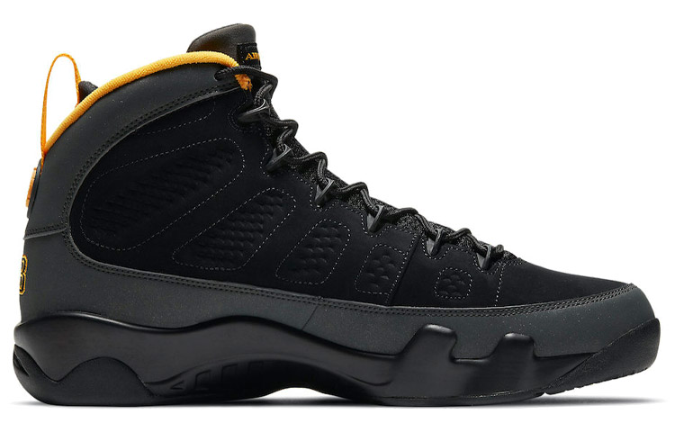Air Jordan 9 Retro 'Black Dark Charcoal University Gold'