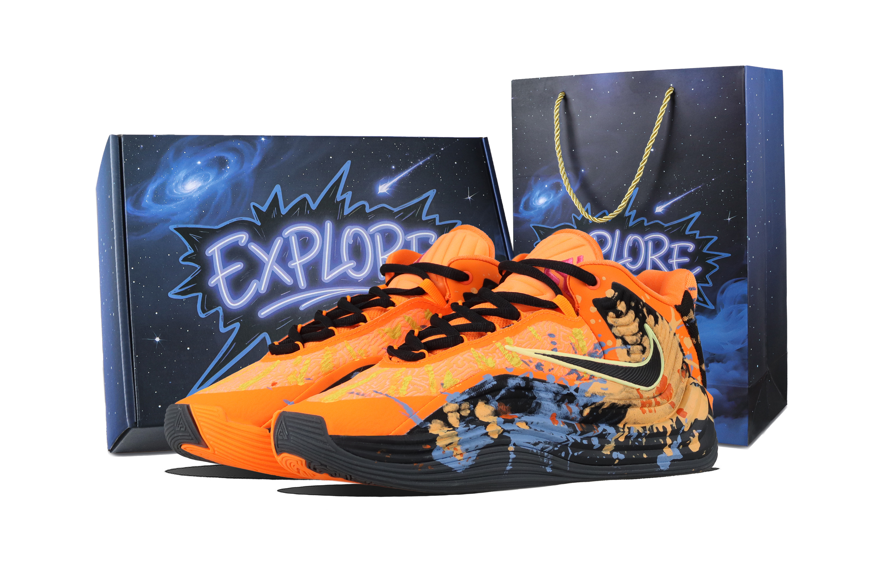 Nike Giannis Freak 7 Dazzling Color, Box Abrasion Resistant Basketball Shoes Unisex