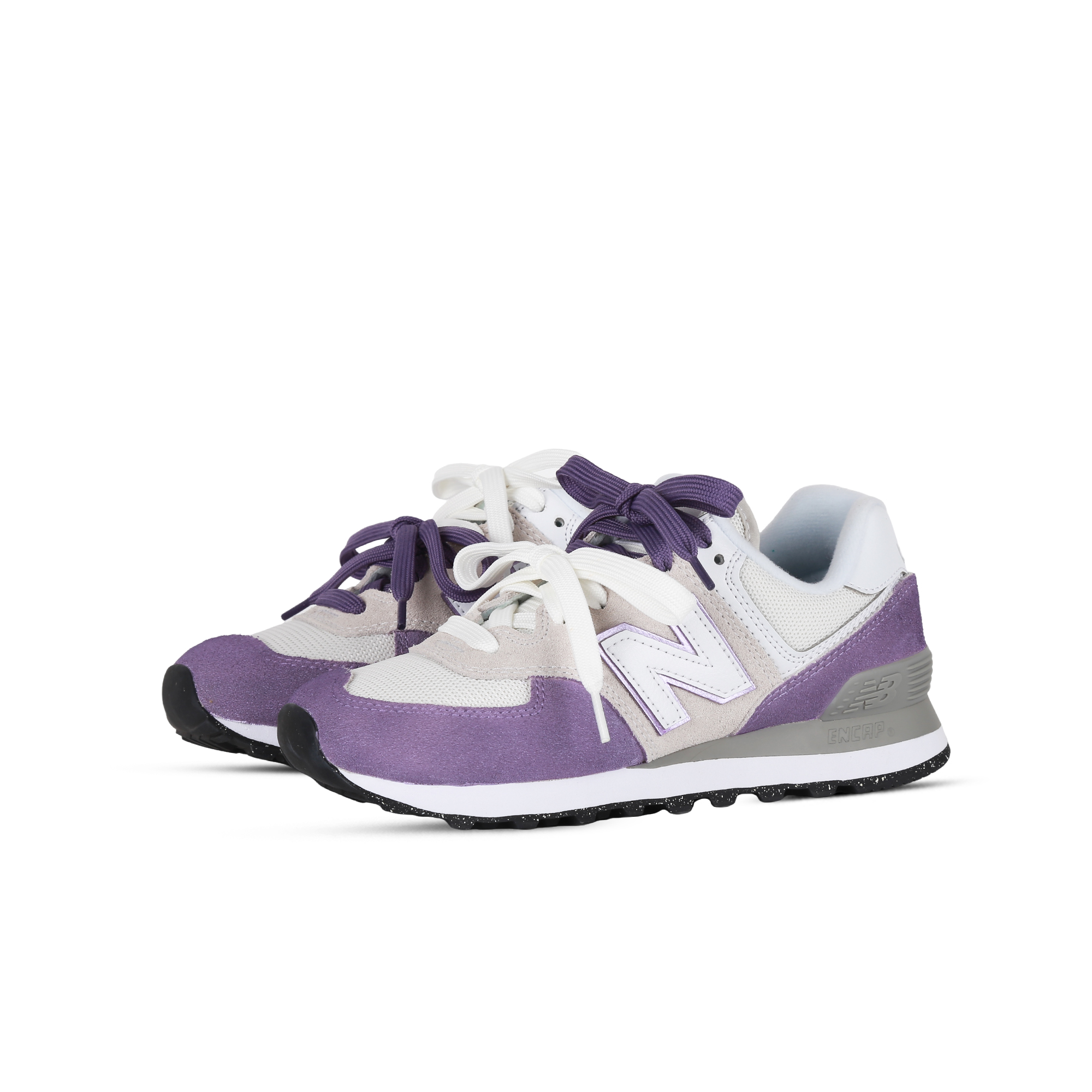 New Balance NB 574 Cushioning, Wear Resistant Low Top City Commute Running Shoes Unisex Purple купить в интернет-магазине Yoocart с быстрой доставкой по России.