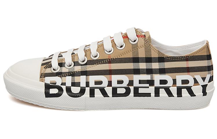Burberry Check Logo Print Sneakers