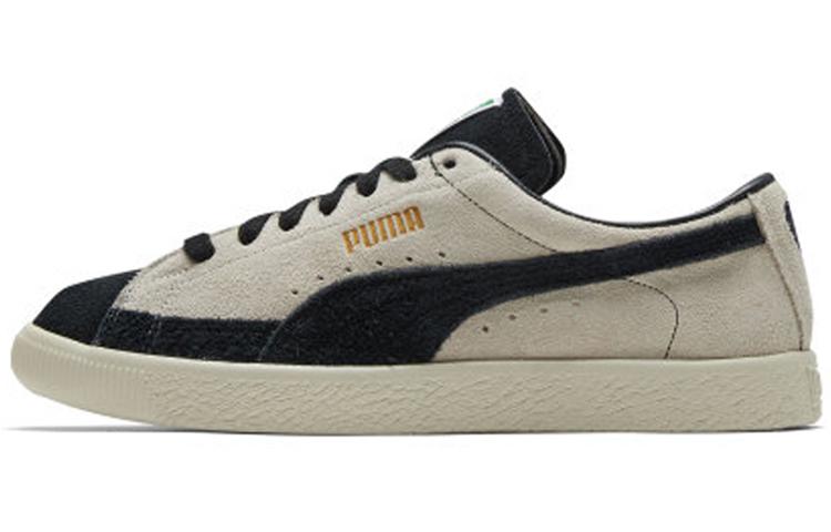 PUMA Suede 01 Vtg Beige Black