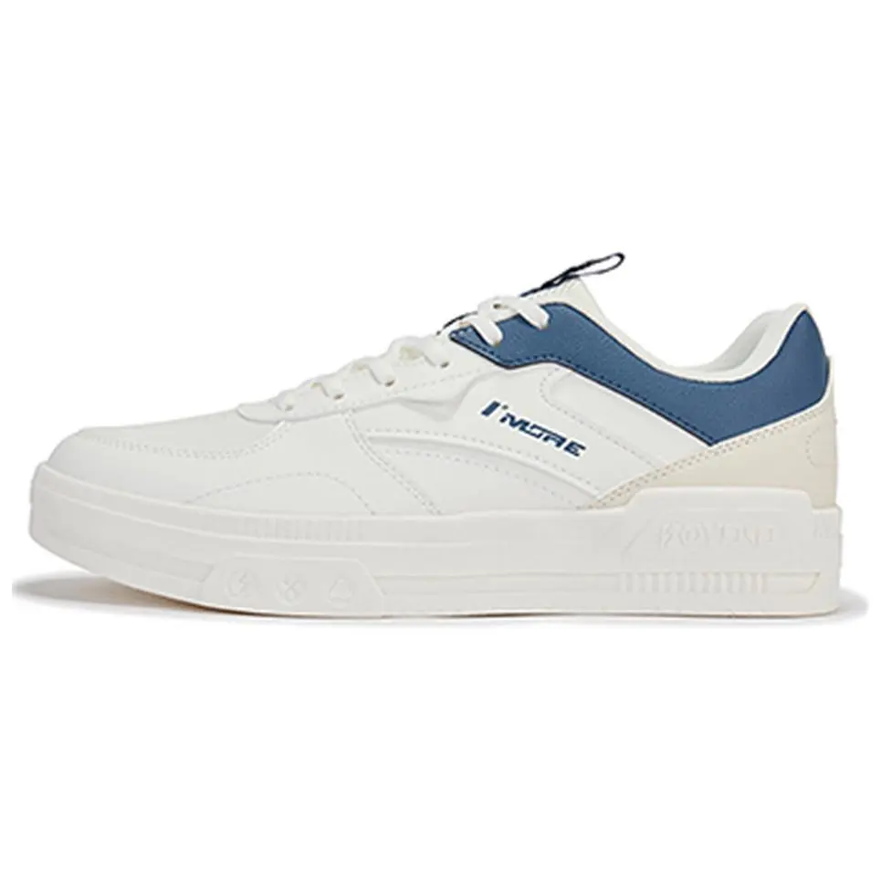 361° Air Force One Water-Resistant Lightweight Low-Top Skateboard Shoes Men's White Blue