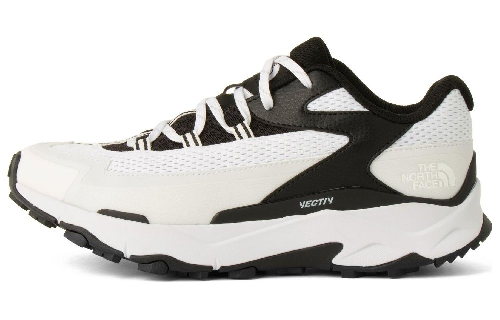 THE NORTH FACE Vectiv Traval Anti Slip Wear Resistant Low Top Running Shoes Unisex Black White