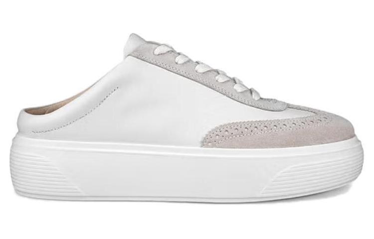 Ecco Low-Top Skateboard Shoes Women's White Gray купить в интернет-магазине Yoocart с быстрой доставкой по России.