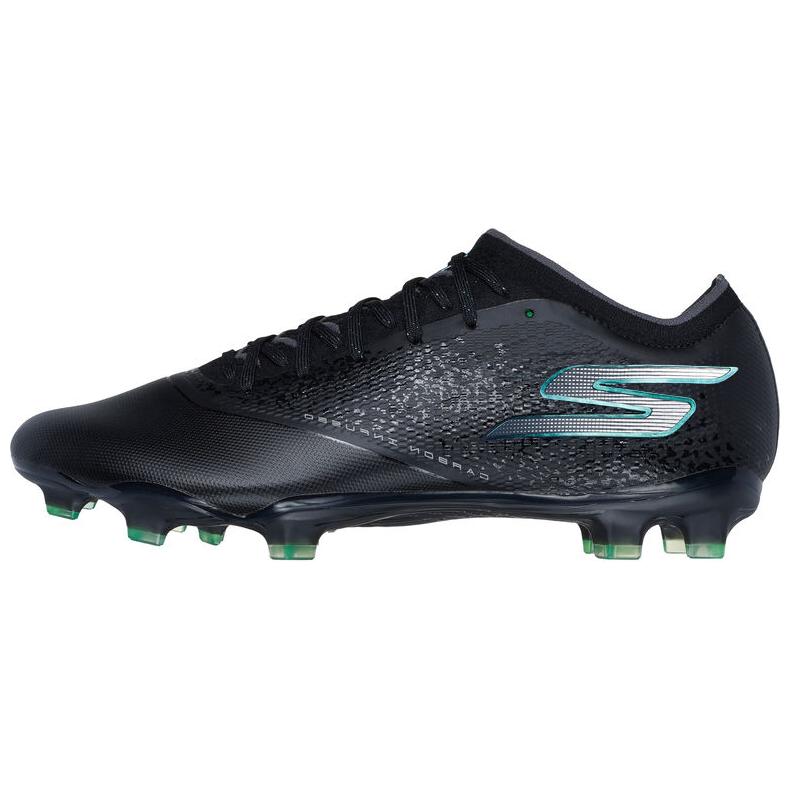 Skechers FG Firm Ground Soccer Shoes Unisex Black Silver