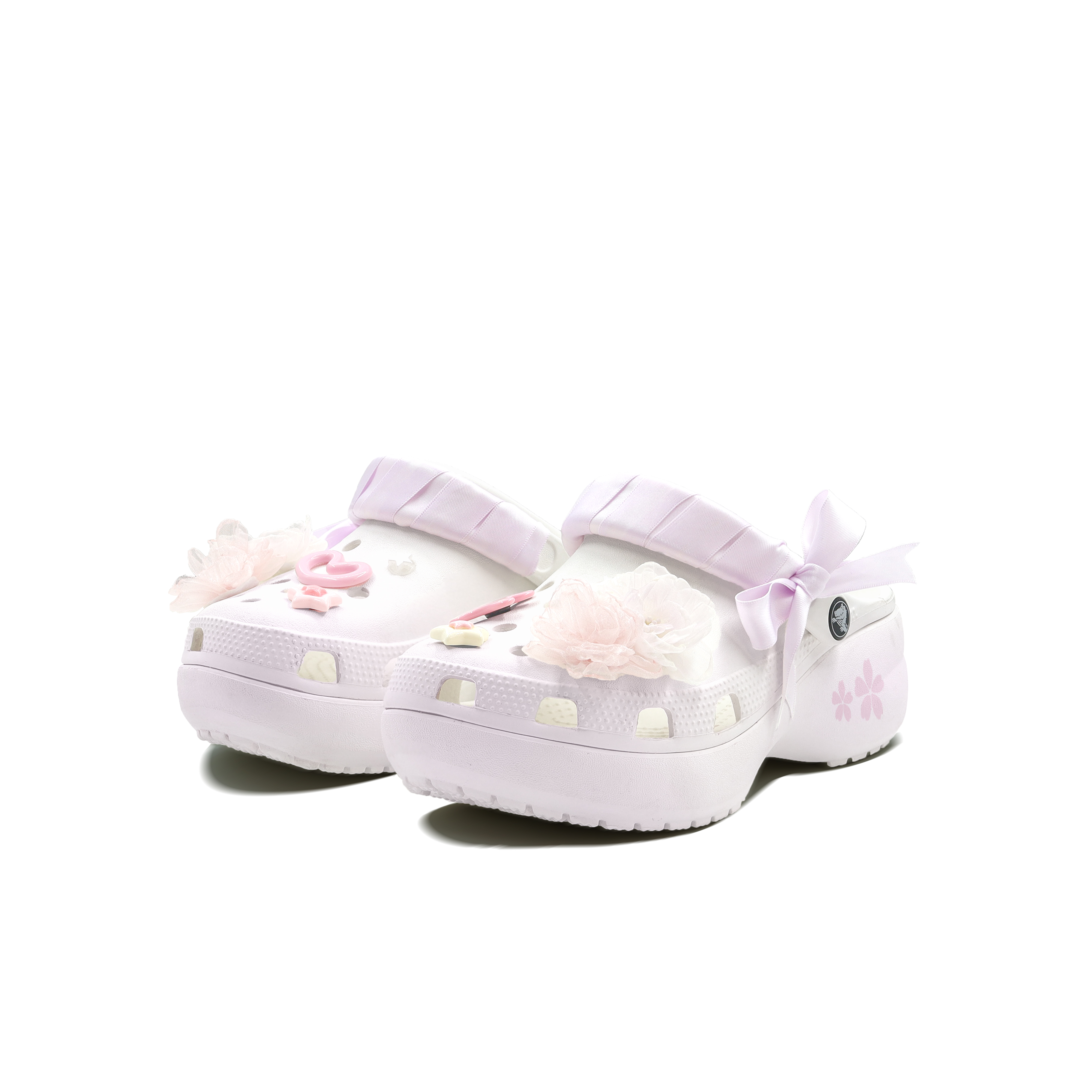 Crocs Classic Clog Flower Language Clogs Unisex Taro Purple купить в интернет-магазине Yoocart с быстрой доставкой по России.