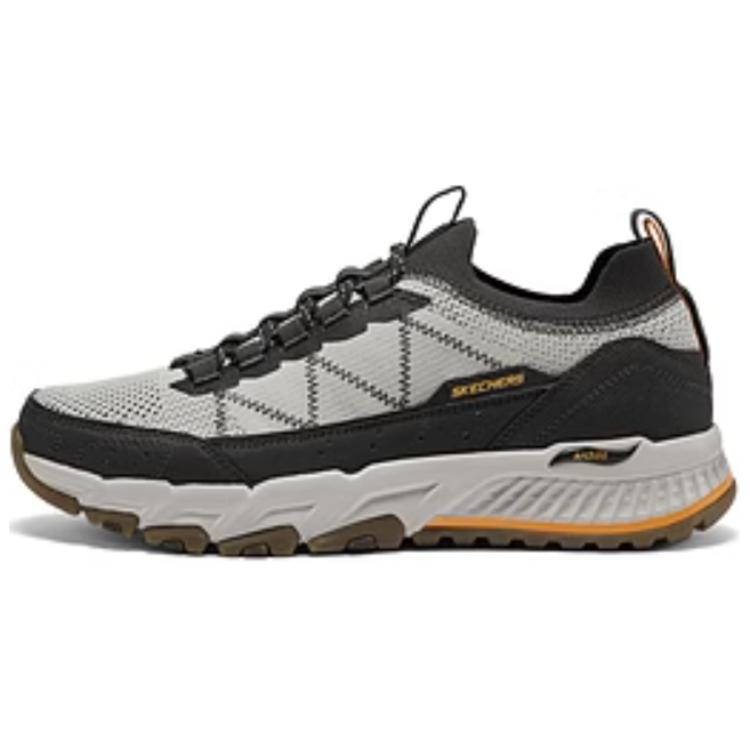 Skechers OUTDOOR MENS Non slip Support Low Top Outdoor Shoes Men's Gray Yellow