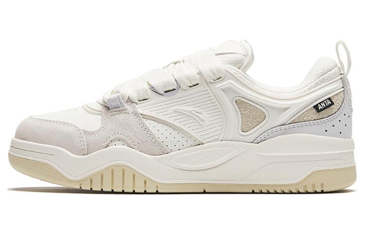 Anta Shock Absorbers With Slip Resistant Features Low Top Casual Shoes Women's White