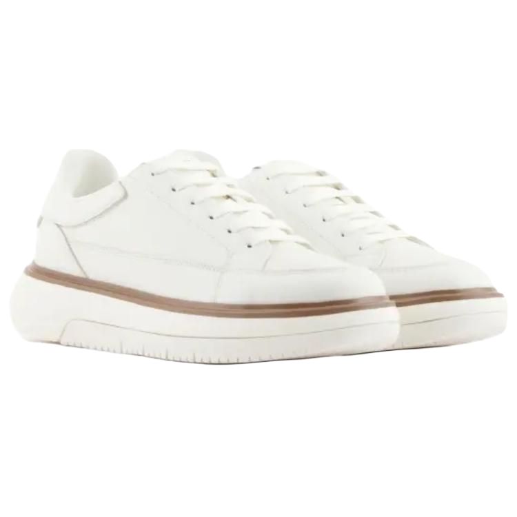 EMPORIO ARMANI Low top Casual Shoes Men's White