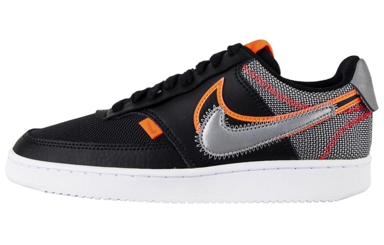 Nike Court Vision Low Premium 'Black Silver' Women's