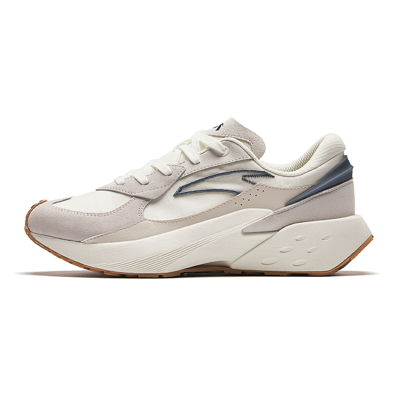 Anta Rock Sugar 4 Shock Absorbers Slip Resistant Abrasion Resistant Low top Casual Shoes Men's White Gray