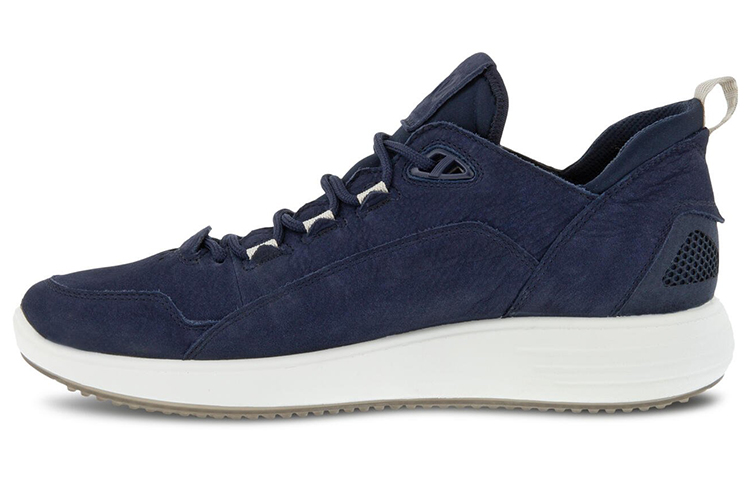 Ecco Soft 7 Runner Low-Top Sports Casual Shoes Men's Blue