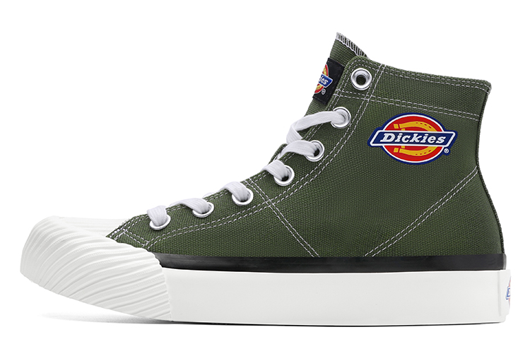 Dickies Canvas Shoes Unisex High-Top Army Green