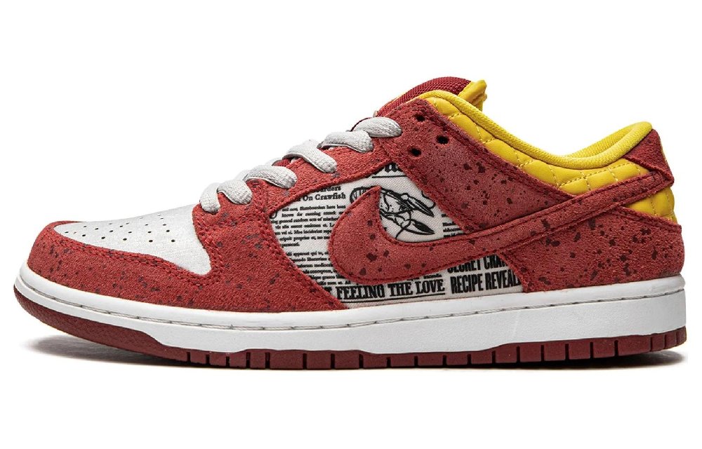 Nike Sb Dunk Low Rukus Crawfish 'Red Goldsilver'