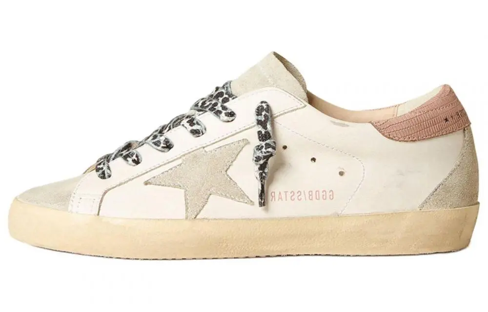 Golden Goose Super Star Panelled Leather Sneakers
